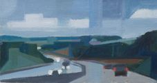 Small Cubistic Landscape with Cars